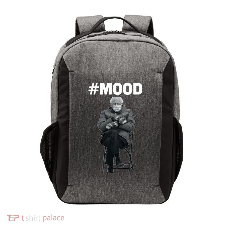 Funny Meme Mittens Bernie Sanders Mood Vector Backpack