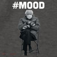 Funny Meme Mittens Bernie Sanders Mood Vector Backpack