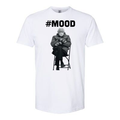 Funny Meme Mittens Bernie Sanders Mood Softstyle® CVC T-Shirt