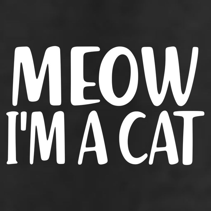 Funny Meow I'm A Cat Lazy Halloween Costume Garment-Dyed Heavyweight T-Shirt