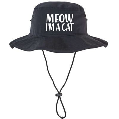Funny Meow I'm A Cat Lazy Halloween Costume Legacy Cool Fit Booney Bucket Hat