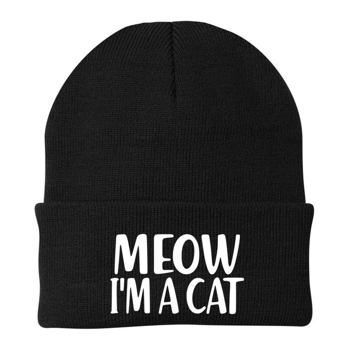 Funny Meow I'm A Cat Lazy Halloween Costume Beanie