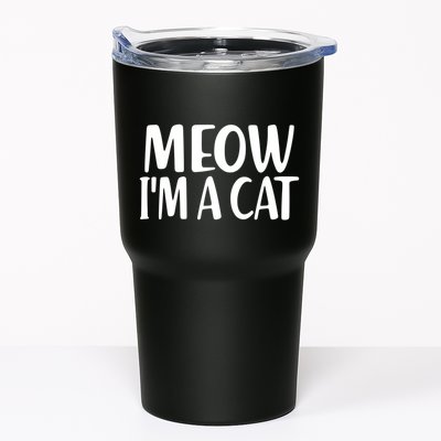 Funny Meow I'm A Cat Lazy Halloween Costume Tumbler