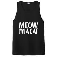 Funny Meow I'm A Cat Lazy Halloween Costume PosiCharge Competitor Tank