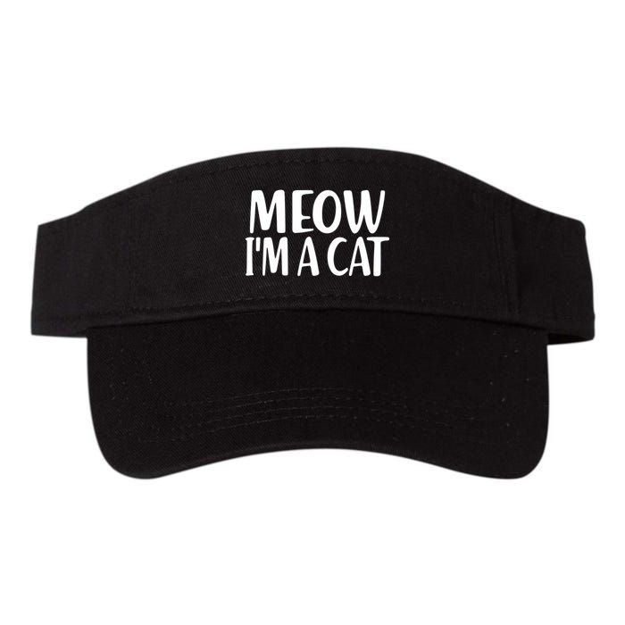 Funny Meow I'm A Cat Lazy Halloween Costume Visor