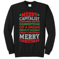 Funny Merry Capitalist Christmas Sweatshirt