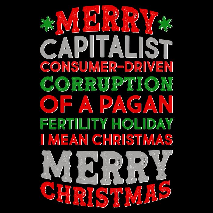 Funny Merry Capitalist Christmas Sweatshirt