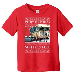 Funny Merry Christmas Shitters Full Ugly Christmas Sweater Toddler T-Shirt