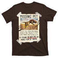 Funny Missing Pet T-Rex Dinosaur T-Shirt