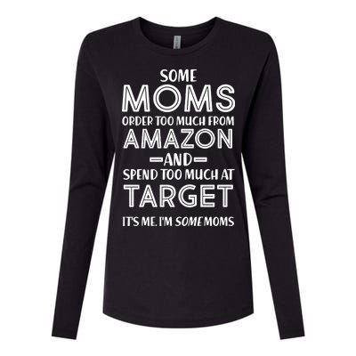 Funny Moms Shopping Problems Womens Cotton Relaxed Long Sleeve T-Shirt