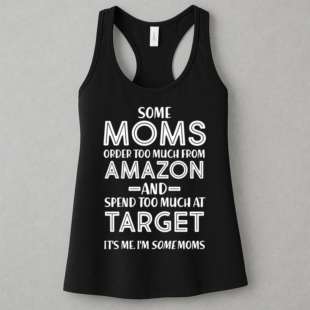 Funny Moms Shopping Problems Womens Tank Top