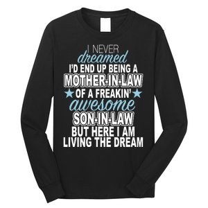 Funny Mother In law Awesome Son In Law Long Sleeve Shirt