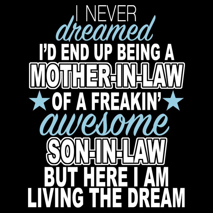 Funny Mother In law Awesome Son In Law 7-Panel Snapback Hat