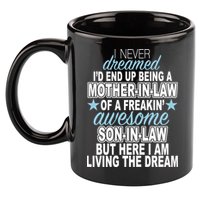 Funny Mother In law Awesome Son In Law 11oz C Handle Ceramic Mug