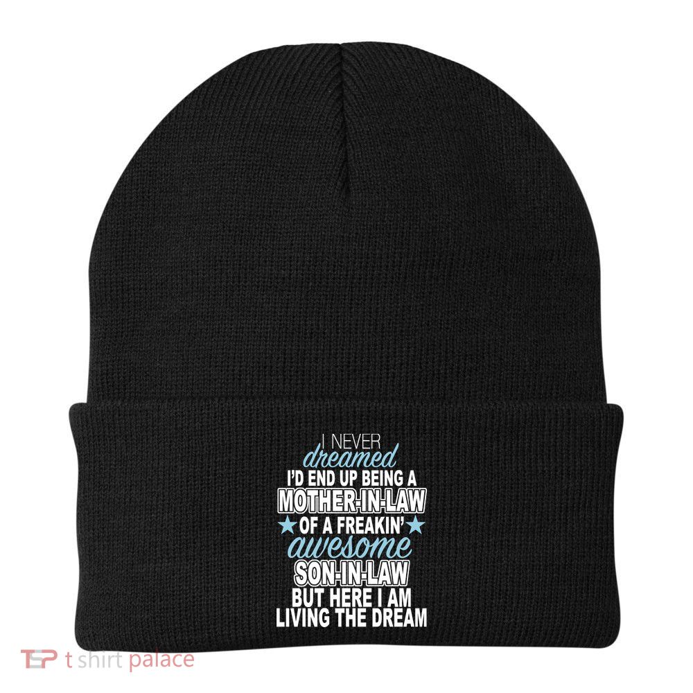 Funny Mother In law Awesome Son In Law Beanie