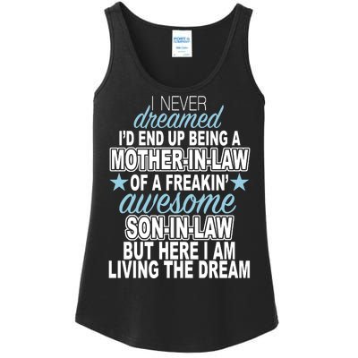 Funny Mother In law Awesome Son In Law Ladies Essential Tank