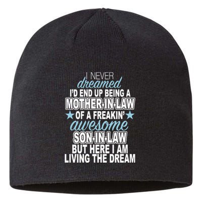 Funny Mother In law Awesome Son In Law Sustainable Beanie