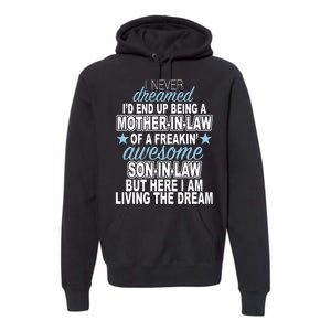 Funny Mother In law Awesome Son In Law Premium Hoodie