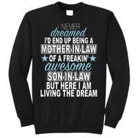 Funny Mother In law Awesome Son In Law Tall Sweatshirt