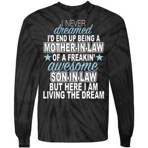 Funny Mother In law Awesome Son In Law Tie-Dye Long Sleeve Shirt