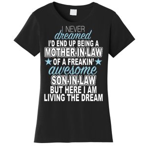 Funny Mother In law Awesome Son In Law Women's T-Shirt