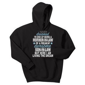 Funny Mother In law Awesome Son In Law Kids Hoodie