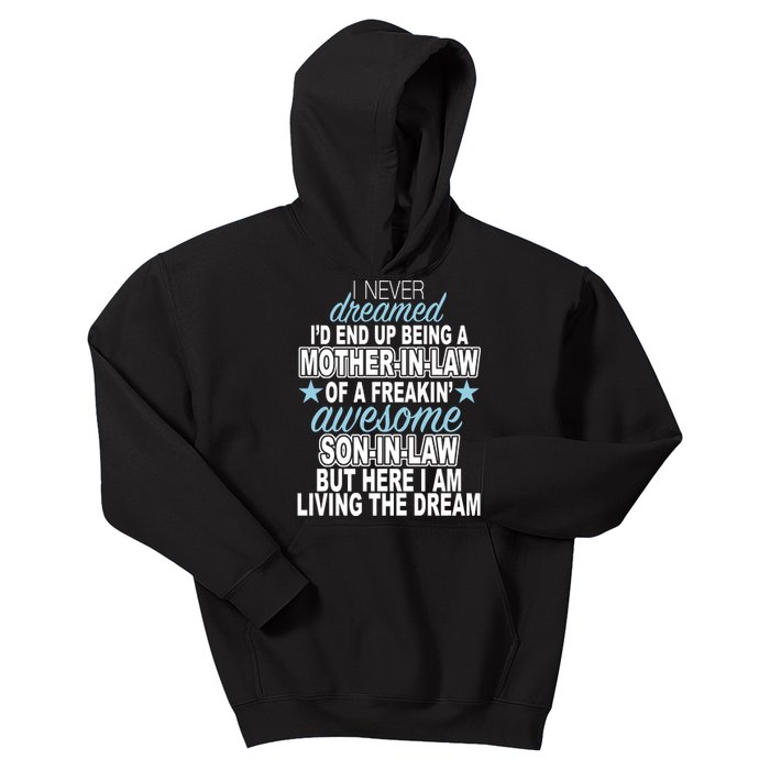 Funny Mother In law Awesome Son In Law Kids Hoodie