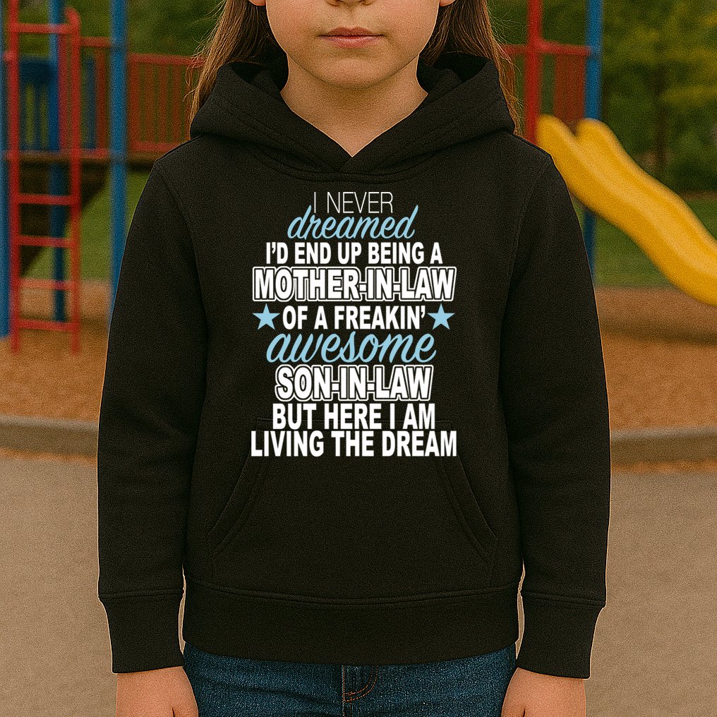 Funny Mother In law Awesome Son In Law Kids Hoodie