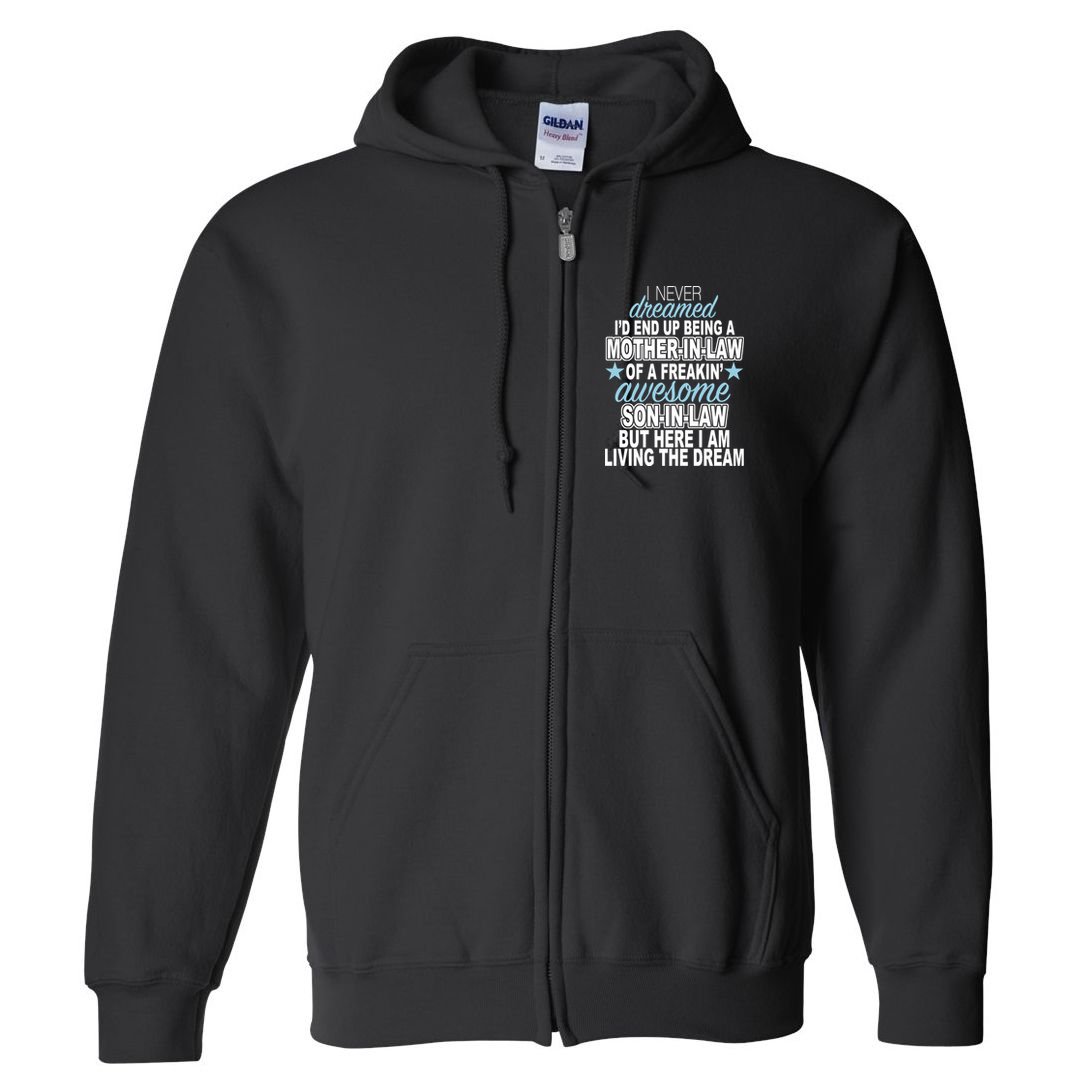 Funny Mother In law Awesome Son In Law Full Zip Hoodie