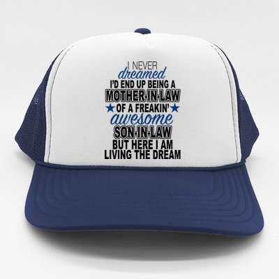 Funny Mother In law Awesome Son In Law Trucker Hat