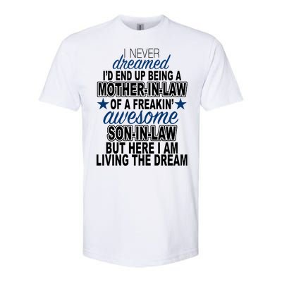 Funny Mother In law Awesome Son In Law Softstyle® CVC T-Shirt