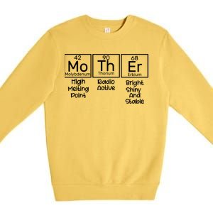 Funny Mother Periodic Table Premium Crewneck Sweatshirt