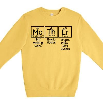 Funny Mother Periodic Table Premium Crewneck Sweatshirt