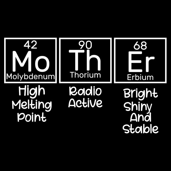 Funny Mother Periodic Table Cooling Performance Crew T-Shirt