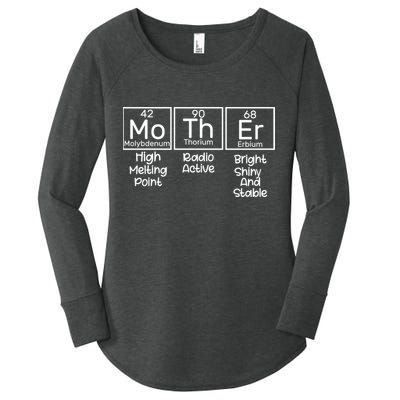 Funny Mother Periodic Table Women's Perfect Tri Tunic Long Sleeve Shirt