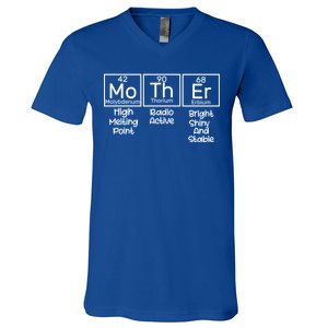 Funny Mother Periodic Table V-Neck T-Shirt