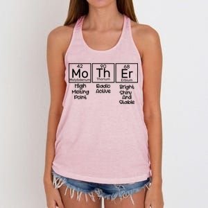 Funny Mother Periodic Table Women's Knotted Racerback Tank