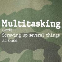 Funny Multitasking Definition Legacy Tie Dye Trucker Hat