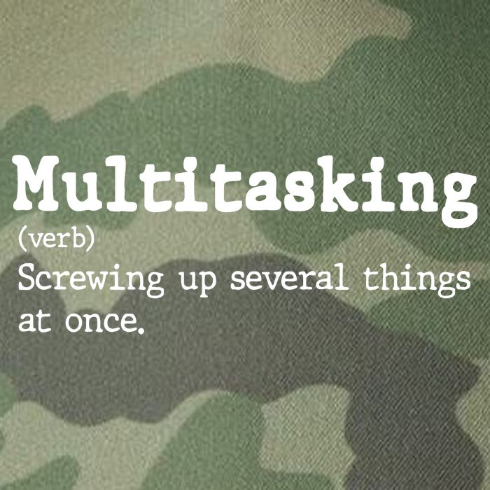 Funny Multitasking Definition Legacy Tie Dye Trucker Hat