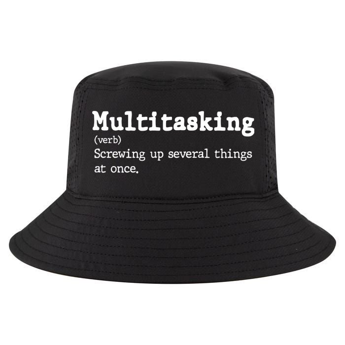 Funny Multitasking Definition Cool Comfort Performance Bucket Hat