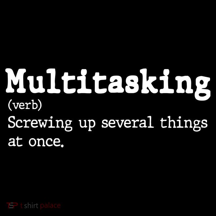 Funny Multitasking Definition Flatbill Hat