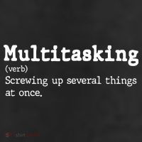 Funny Multitasking Definition Trucker Hat