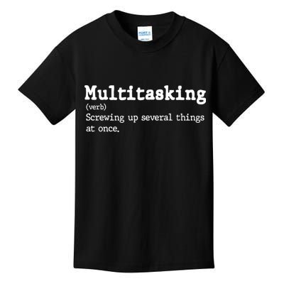 Funny Multitasking Definition Kids T-Shirt