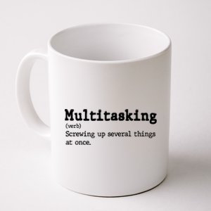 Funny Multitasking Definition Coffee Mug