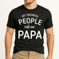 Funny My Favorite People Call Me Papa Cooling Performance Crew T-Shirt