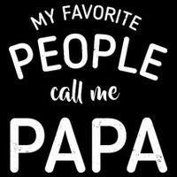 Funny My Favorite People Call Me Papa Cooling Performance Crew T-Shirt