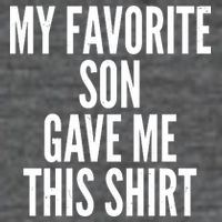 Funny My Favorite Son Gave Me This Shirt Kids T-Shirt