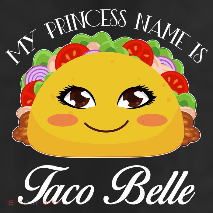 Funny My Princess Name is Taco Belle 11oz C Handle Ceramic Mug