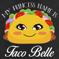 Funny My Princess Name is Taco Belle Golf Towel