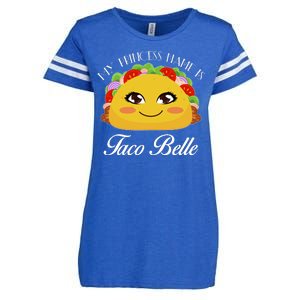 Funny My Princess Name is Taco Belle Enza Ladies Jersey Football T-Shirt